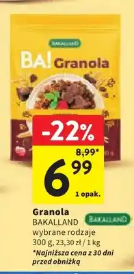 Intermarche Granola Bakalland oferta