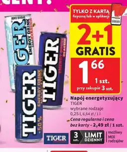Intermarche Napój energetyzujący Tiger oferta