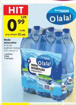 Intermarche Woda mineralna O la la! oferta