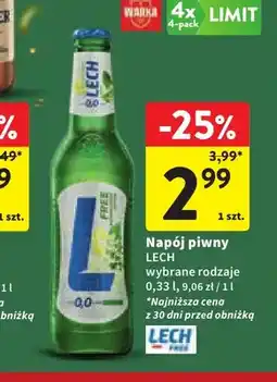 Intermarche Napój piwny Lech oferta