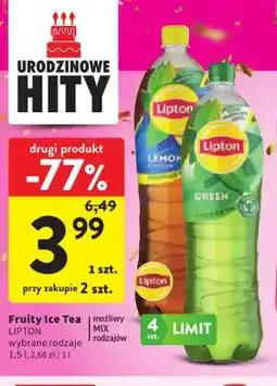Intermarche Fruity Ice Tea Lemon Lipton oferta