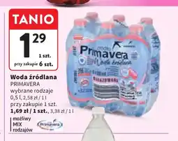 Intermarche Woda źródlana Primavera oferta