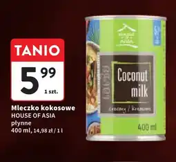 Intermarche Mleczko kokosowe płynne House of Asia oferta
