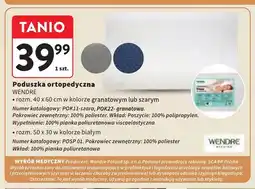 Intermarche Poduszka ortopedyczna 50x30 cm Wendre oferta
