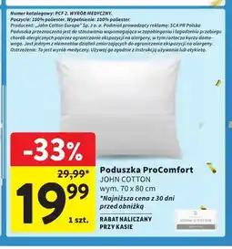 Intermarche Poduszka ProComfort John Cotton 70x80 cm oferta