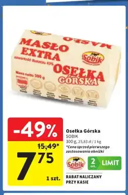 Intermarche Masło Osełka Górska Sobik oferta