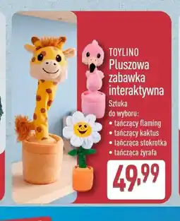 ALDI Pluszowa zabawka interaktywna tańczący kaktus Toylino oferta