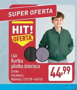 ALDI Kurtka pilotka dziecięca L & D oferta