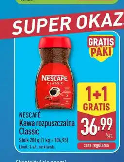 ALDI Kawa rozpuszczalna Classic Nescafé oferta