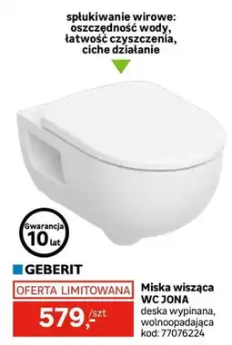Leroy Merlin Miska wisząca wc jona oferta
