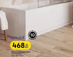 Castorama Wanna prostokątna Bari Cersanit oferta