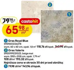 Castorama Gres Royal Blue / Gres Valerie oferta