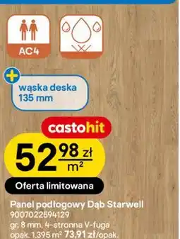 Castorama Panel podłogowy Dąb Starwell oferta