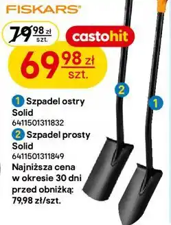 Castorama Szpadel Solid Fiskars oferta