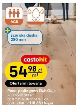 Castorama Panel podłogowy Dąb Gaja oferta