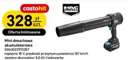 Castorama Mini dmuchawa akumulatorowa MacAllister oferta