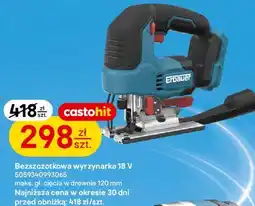 Castorama Bezszczotkowa wyrzynarka 18 V Erbauer 5059340993065 oferta