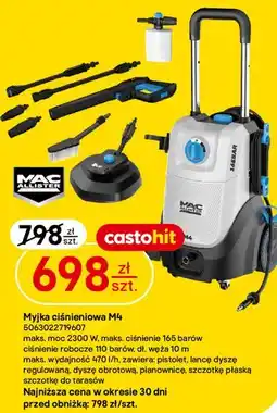 Castorama Myjka ciśnieniowa M4 MacAllister oferta