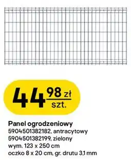 Castorama Wiśniowski Panel ogrodzeniowy 5904501382182 antracytowy / 5904501382199 zielony oferta