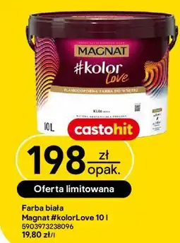 Castorama Farba biała Magnat #kolorLove oferta