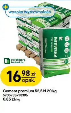 Castorama Cement premium 52,5 N 20 kg Heidelberg Materials oferta