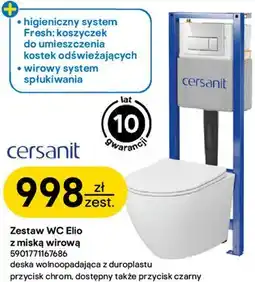 Castorama Zestaw WC Elio z miską wirową oferta