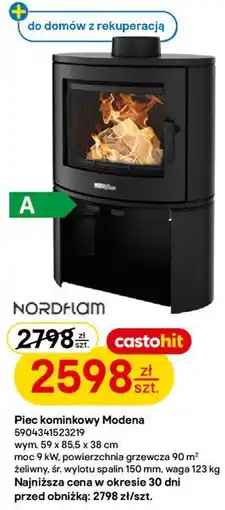 Castorama Piec kominkowy Modena oferta