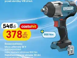 Castorama Bezszczotkowy klucz udarowy 18 V Erbauer 5059340993089 oferta