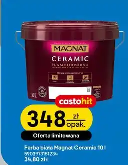 Castorama Farba biała Magnat Ceramic oferta
