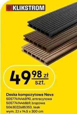 Castorama Deska kompozytowa Neva Klikstrom oferta