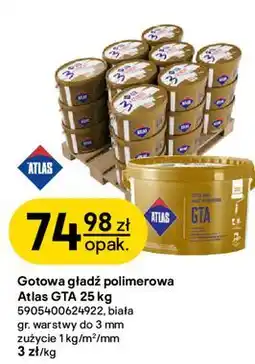 Castorama Gotowa gładź polimerowa Atlas GTA oferta