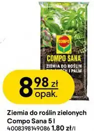 Castorama Ziemia do roślin zielonych Compo Sana oferta