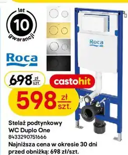 Castorama Stelaż podtynkowy WC Duplo One oferta