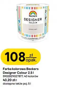 Castorama Farba kolorowa Beckers Designer Colour oferta