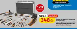 Castorama Zestaw narzędzi 120 elementów Magnusson oferta