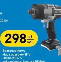 Castorama Bezszczotkowy klucz udarowy 18 V Mac Allister oferta