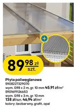 Castorama Płyta poliwęglanowa oferta