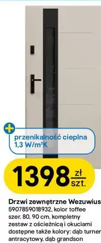 Castorama Drzwi zewnętrzne Wezuwiusz oferta