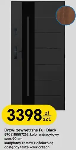 Castorama Drzwi zewnętrzne Fuji Black oferta