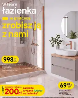 Castorama Kabina prysznicowa walk-in Ledava oferta