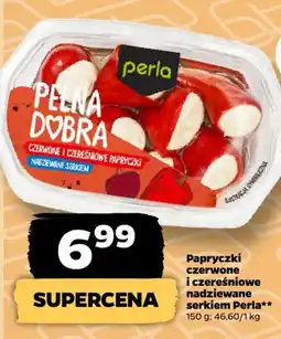 Netto Papryczki czerwone i czereśniowe nadziewane serkiem Perla oferta