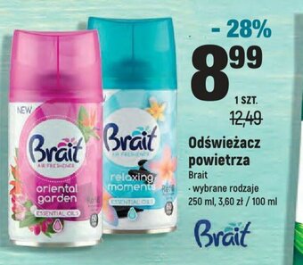 Intermarche Odświeżacz powietrza Brait 250ml oferta