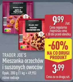 ALDI Trader Joe's Mieszanka orzechów i suszonych owoców oferta