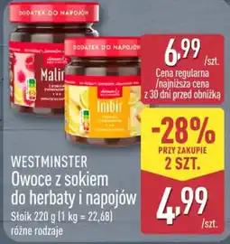 ALDI Westminster Owoce z sokiem do herbaty i napojów oferta