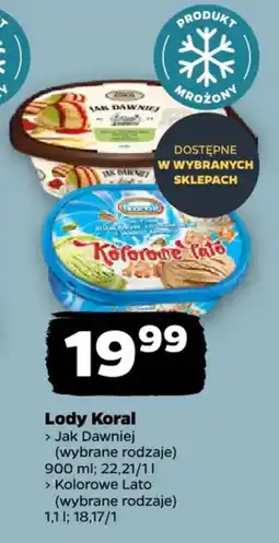 Netto Lody Koral oferta