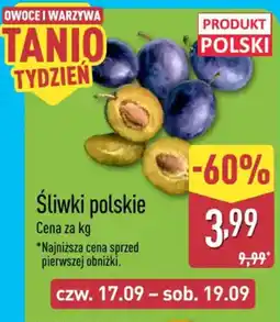 ALDI Śliwki polskie oferta