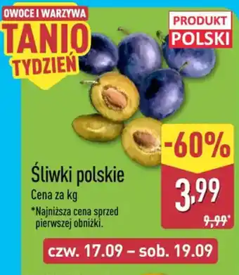 ALDI Śliwki polskie oferta