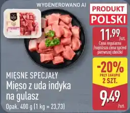 ALDI Mięso z uda indyka na gulasz oferta