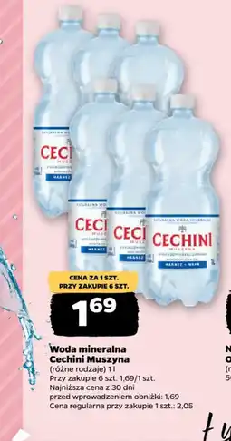 Netto Woda mineralna Cechini Muszyna oferta