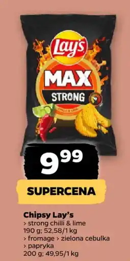 Netto Chipsy Lay's MAX STRONG oferta